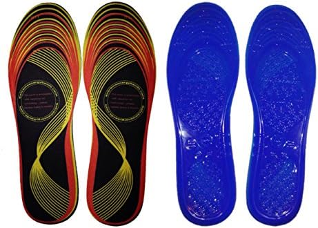 Cushioning Energy Gel Insoles for Men and Women - One Size Fits All - Free Energy Balance Band!