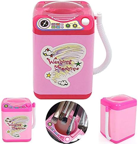 Aquarius CiCi Mini Makeup Brush Cleaner Device Automatic Cleaning Washing Machine Mini Toy Electronic Mini Washing Mmachine Shape(188B)