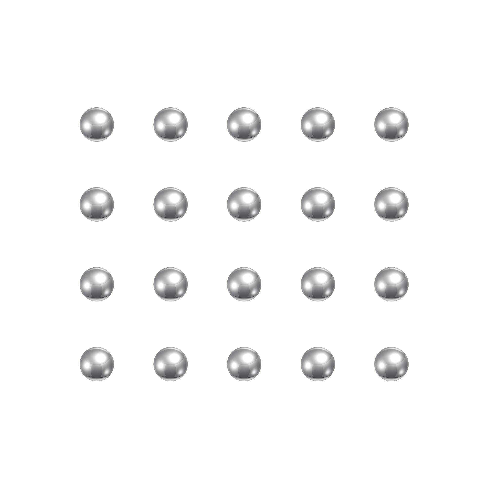 sourcing map 500pcs 2mm 440C Stainless Steel Bearing Balls G25 Precision