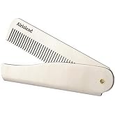 Airisland Folding Stainless Steel Bread Mustache Comb for Men