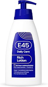 E45 Rich Skin Lotion 400 ml with Evening Primrose Oil – Lightweight, Fast view 1