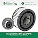 FilterBuy Dirt Devil F15 (F-15) Washable HEPA Replacement Filter, Part # 1-SS0150-000, 3-SS0150-001. Designed by FilterBuy to fit Dirt Devil Extreme Quick Models 084505, 084506, 084507