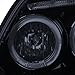Spec-D Tuning 2LHP-F15097G-TM Black Projector Headlight (Halo Gloss Housing Smoke Lens)