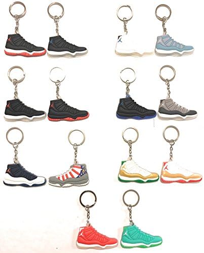 WeTheFounders Shoe Sneaker Keychains AJ-Retro 11 2 Pack