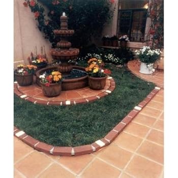 Amazon.com : ARGEE LAWN EDGING DECORATIVE BRICK PLASTIC 20' LONG WITH 4