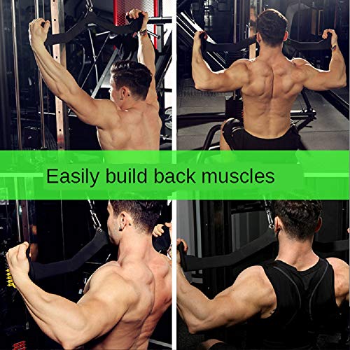 Home Gym Fitness Rowing Tbar Vbar Pulley Cable Machine Attachments, Bicep Curl Tricep LAT