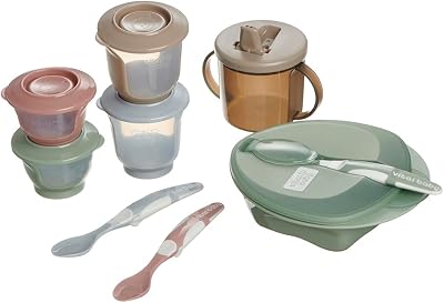 Vital Baby Nourish Complete Baby Weaning Kit 6m+ 10pcs EarthSmart Biodegradable