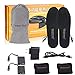 Heated Insoles, Sweet Mall Cut-to-Fit Multiple Sizes Unisex Flexible Rechargeable Heated Shoes Insoles Boot Mobile Foot Warmer for Hunting Fishing Hiking Camping