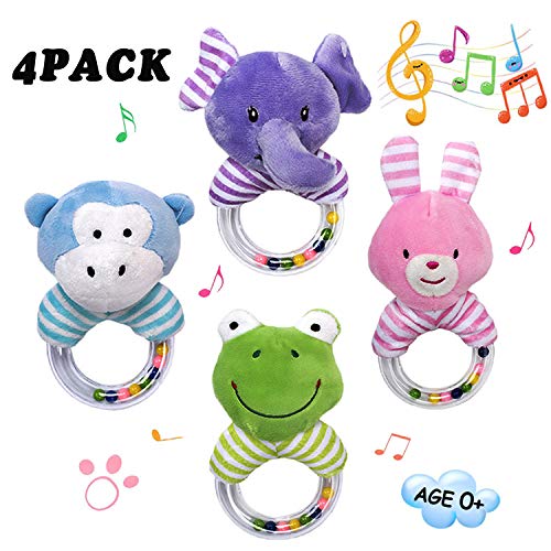 Custom Wooden Rattle, Sensory Toys For Baby, Personalized New Baby