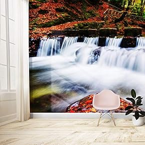 Wall Murals for Bedroom Waterfall Large Removable Wallpaper Peel and Stick Wall Stickers - 66x96 inches
