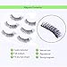 Magnetic Eyeliner With Magnetic Eyelashes, Magnetic Liquid Eyeliner With 3 Pair Different style Long Lasting Magnetic False Eyelash,Natural Look,With Tweezers