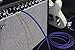 Kirlin Cable IWB-202BFGL-20/RO -20 feet- Straight to Right Angle 1/4-Inch Plug Premium Plus Instrument Cable, Royal Blue Tweed Woven Jacket