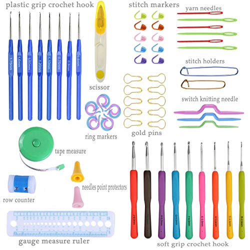 1 Ergonomic+Crochet+Rubbery+Handles+Arthritic