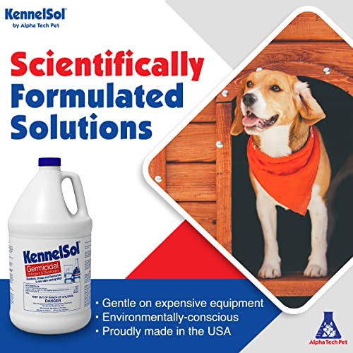 KennelSol 1Step Kennel Cleaner Liquid Concentrate Disinfectant and
