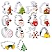 Christmas Cookie Cutter - 14 Stainless Steel Holidays Cookies Molds - Unique 3D Shaped Christmas DIY Baking Moulds Xmas Gift