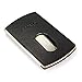 Ohuhu Business Card Holder, Stainless Steel PU Leather Wrap Business Card Case