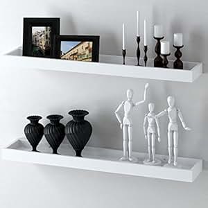 Amazon.com: Fasthomegoods Modern Home White Floating Tray