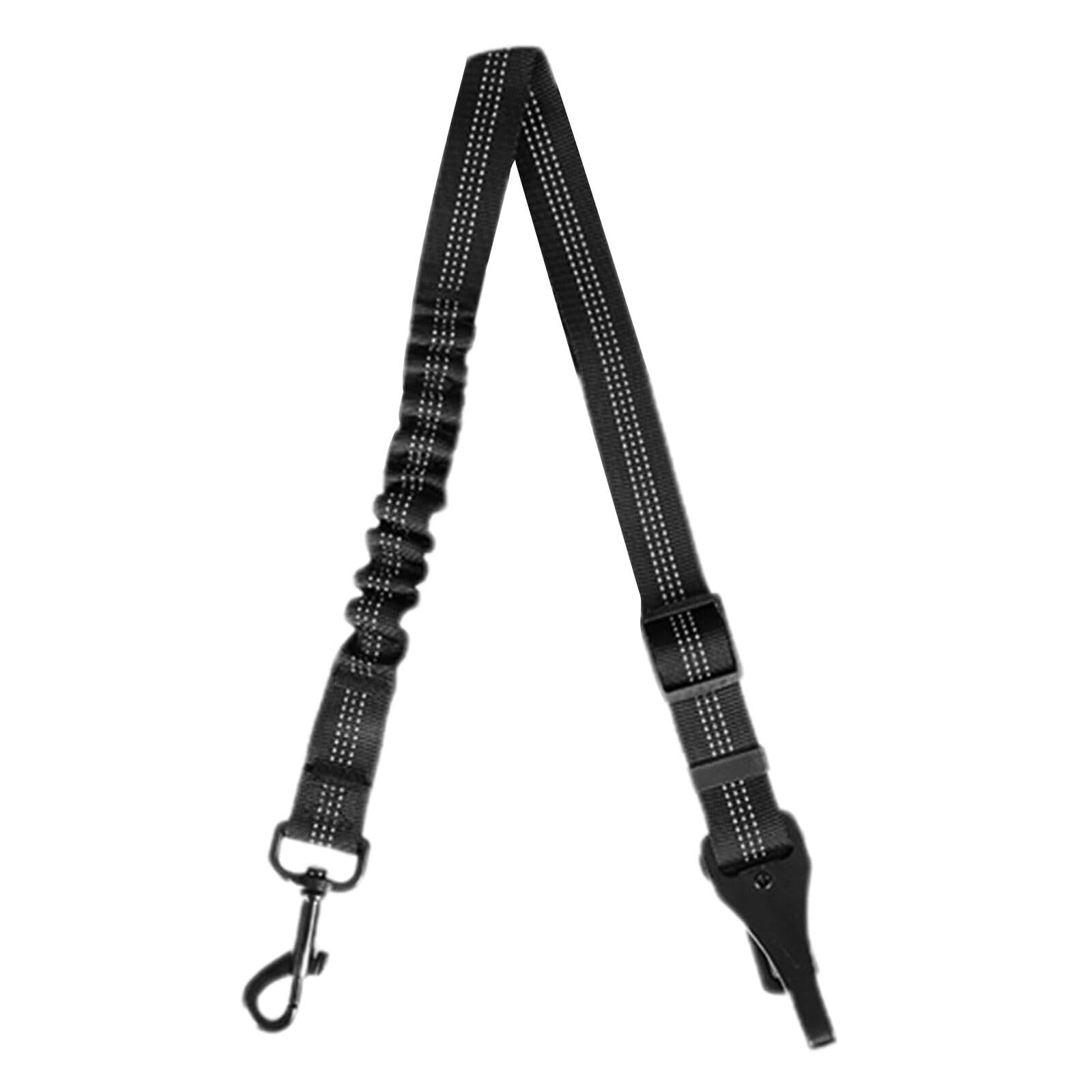 Adjustable 2-in-1 Dog Seat Belt for Car Travel | Anti-Shock Elastic Nylon Bungee & Hook Latch Bar | Safety Belt for Dogs | Secure Harness Buckle for Maximum Protection，dog car lead，dog safety belt for
