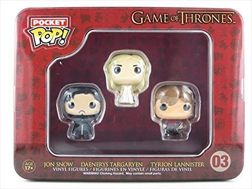 John Snow &amp; Denarisu &amp; Thyrion [Game of Thrones (Game of Thrones)] FUNKO POCKET POP! (Fanko)