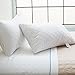Sable Sleeping, 2 Pack Goose Down Alternative Quilted Bed Pillow, FDA Registered, Super Soft Plush Fiber Fill, Adjustable Loft, Relief for Neck Pain, Queen Size, White