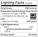 TCP 65 Watt Equivalent (10W) LED BR30 Soft White (2700K) Dimmable Flood Light Bulb