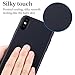 iPhone X case, X-Level Mobile Cell Phone Case [Guardian Series] Soft TPU Matte Surface Slim Fit Ultra Thin light Full Protective Back Cover for Apple iPhone X - Black
