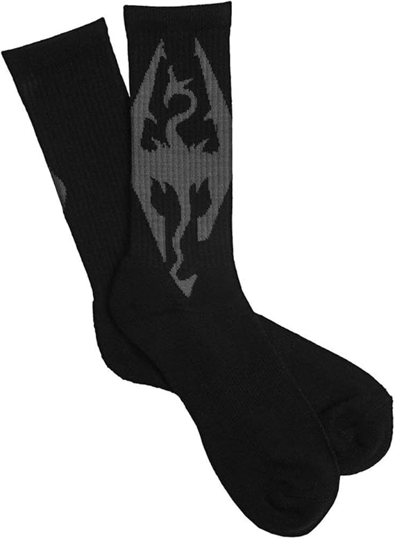 The Elder Scrolls Skyrim Black Socks Loot Crate Exclusive Amazon.co