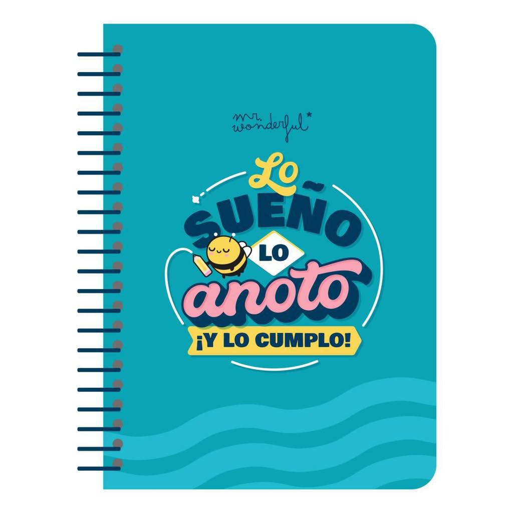 Mr. Wonderful - A4 Notebook - I dream it, write it down and fulfill it!