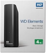WD 4TB Elements External Hard Drive USB 3.0 Desktop Storage Black view 4