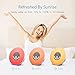 vodool Sunrise Alarm Clock, Digital LED Wake Up Light Clock by 7 Color Switchs 10 Brightness Levels and FM Radio, Multiple 6 Nature Sounds Sunrise Sunset Simulation for Bedrooms