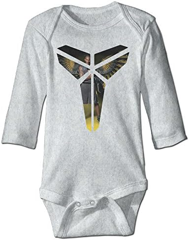 BADOU #24 Kobe For 6-24 Months Infant Romper Playsuit 6 M Ash