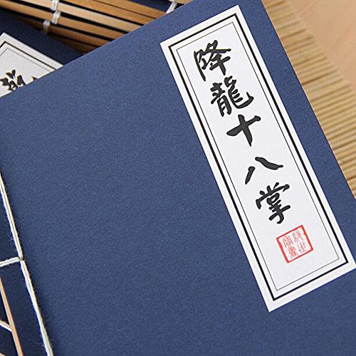 Mr.Dakai - Refillable Writing Journal Notebook - Creative Vintage Chinese Kungfu Notebook Writing Pad Diary Planner Traditional Chinese Martial Arts Secret - 50 Sheets 100 Pages (2 piece)
