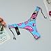 tengweng Women's African Print Two Piece Lace Up Bikini Set High Cut Thong Swimsuit L BQB05