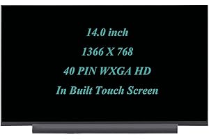 wzqrps Replacement Laptop IPS HD 40 pin LCD Touch Screen Digitizer Display Panel L61949-001 NT140WHM-T02 NT140WHM-T00 B140XTK02.0 for HP 14-DQ0011DX 14-dq2013DX 14-DQ0011DX