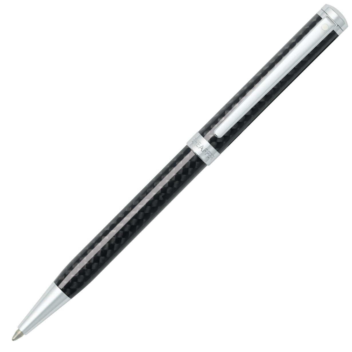 Sheaffer Intensity - Refillable rollerball pen, carbon fibre, chrome trim — image 1