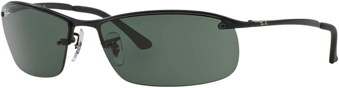 Ray-Ban Men's RB3179 Rectangular Metal Sunglasses