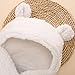 Sunbona Sleep Sack For Toddlers, Newborn Baby Fleece Warm Swaddle Wrap Sleeping Bag Kids Photography Prop Set (White)