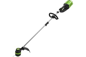 Greenworks 80V 16″ Brushless Cordless String Trimmer (Tool Only) – Variable Speed Trigger, .080 Dual Line Bump Feed & Lightwe