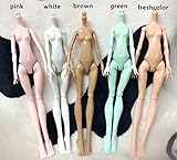 WellieSTR Lot Of 5PCS Fashion Dolls Monster body Toys for Girls Toy for Children gifts High Quality ,doll body for monster inc high doll (Mixed Random color)