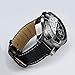 Moonwbak 2in1 Cigarette Lighter Watch,Leather Strap Sports Quartz Watch Coil Lighter, Electric Lighter Wrist with USB Electronic Rechargeable Windproof Flameless Cigar Lighter (Black-Band)