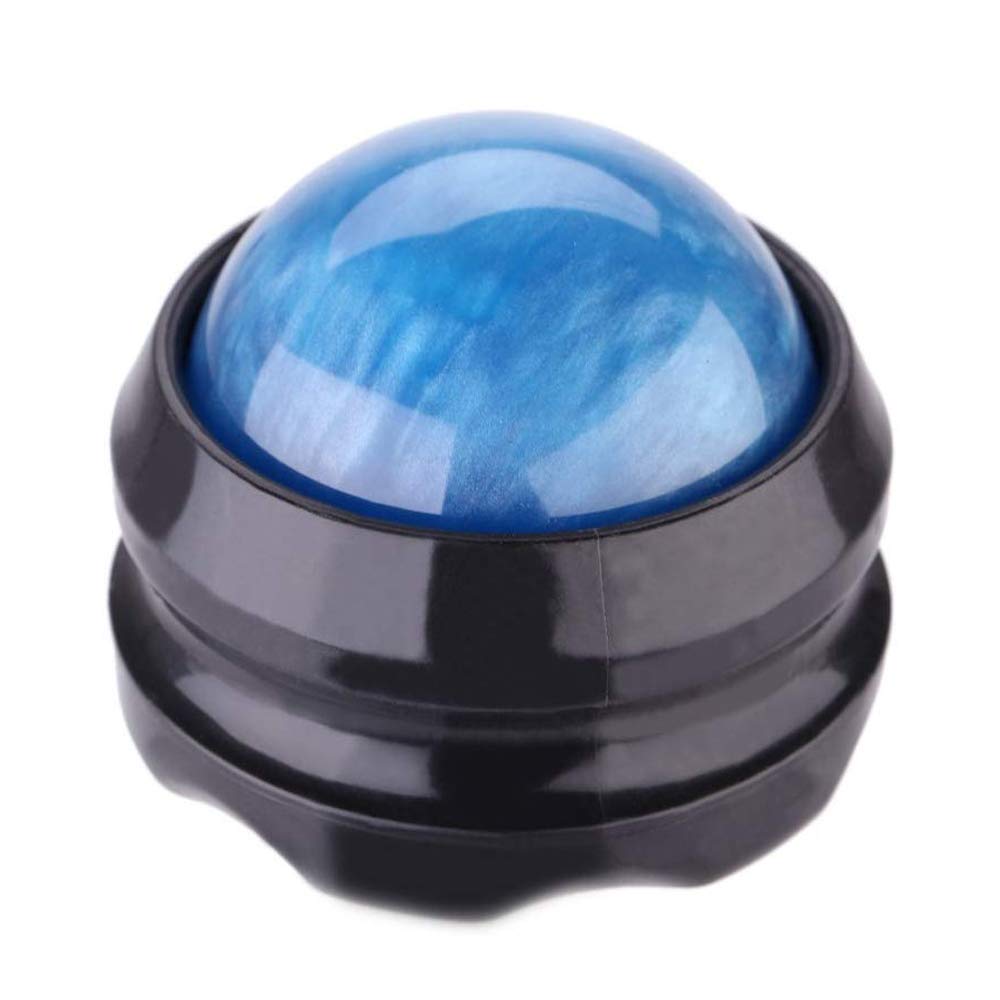 VOANZO Massage Ball,Anself Roller Massager for Muscle, Shoulder, Arms, Back, Abdomen, Legs or Foot Relaxation Fitness accessories (Blue)