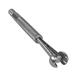 QWORK Small Hole Gauge Set Telescoping Full Round