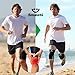 Men’s Sports & Weightlifting Non Slip Compression Knee Sleeves 7mm 1 Pair Great Support & Relief from Muscle Pain & Fatigue