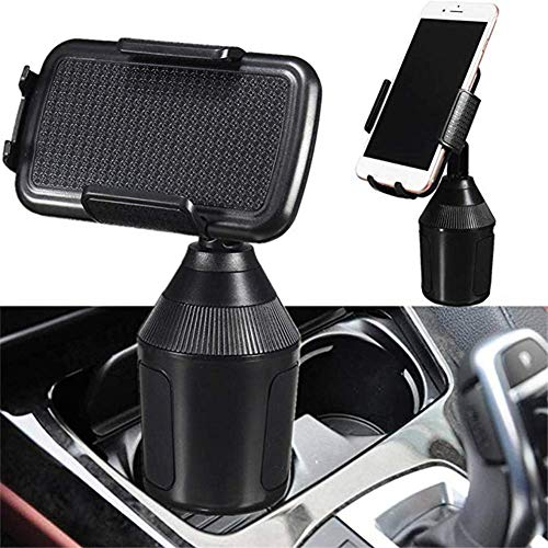 xxiaoTHAWxe New Universal Vehicle Car Adjustable Car Cup Mount Cell Phone Smartphone Holder Stand Bracket Black