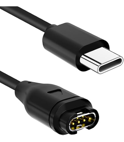 Cavo USB-C Per Garmin - 2 Pezzi, Caricabatterie Compatibile Con Fenix, Forerunner, Vivoactive, Venu - Foto 2