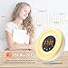 SOLMORE Wake Up Light Alarm Clock Digital LED Alarm Clock with Sunrise Simulation, 7 Colors Night Light, 6 Nature Sounds, FM Radio for Bedrooms Bedside and Kids Digital Clock