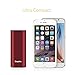 EasyAcc Metal 6700mAh (2.4A Output & 2A Input) Power Bank External Battery Pack for Smartphones Tablets and More - Black & Red