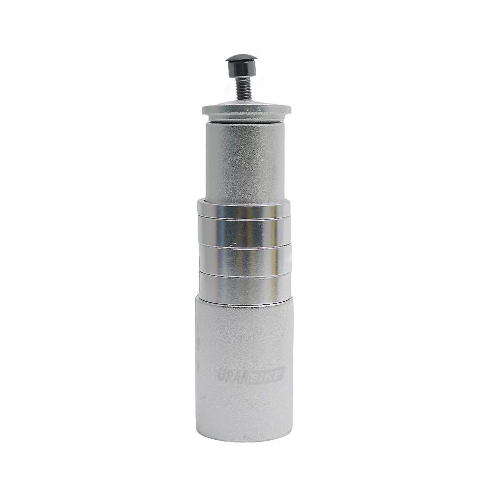 UPANBIKE Bike Bicycle Head Handlebar Stem Raiser Extender 28.6mm (Silver)