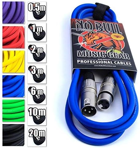 No Bull Nordell Music Gear' Premium XLR Cable (Blue
