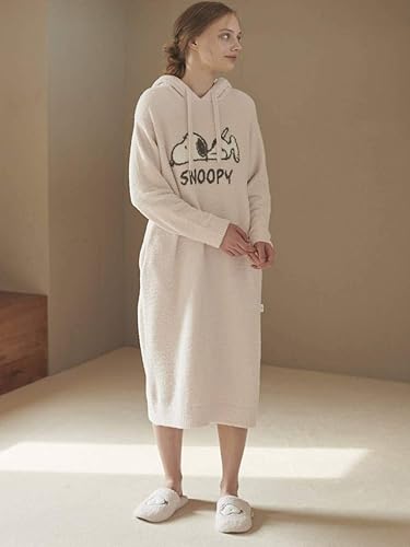Amazon Co Jp ジェラートピケ ジェラピケ スヌーピー ジャガードドレス ワンピース ルームウェア ピーナッツ パーカー 服 ファッション小物